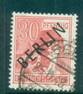 Germany-Berlin-1948-Black-BERLIN-Opts-30pf-FU-lot70344