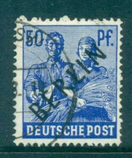 Germany-Berlin-1948-Black-BERLIN-Opts-50pf-FU-lot70347