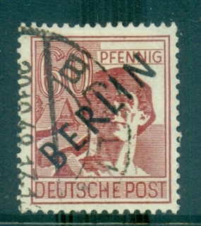 Germany-Berlin-1948-Black-BERLIN-Opts-60pf-FU-lot70349