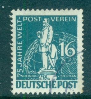 Germany-Berlin-1949-Heinrich-von-Stephan-16pf-FU-lot70376