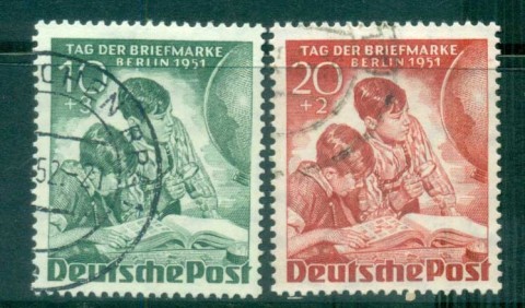 Germany-Berlin-1951-Stamp-Day-FU-lot70423