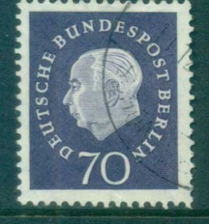 Germany-Berlin-1959-Theodor-Heuss-70pf-FU