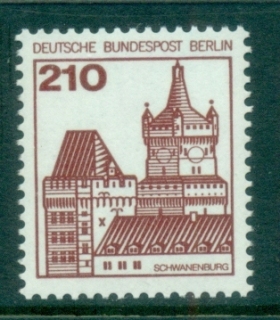 Germany-Berlin-1977-79-Castles-210pf-Schwanenburg-MUH