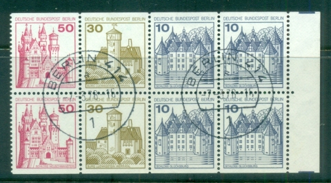 Germany-Berlin-1977-82-Castles-booklet-pane