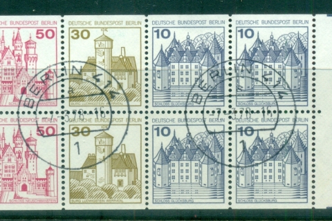 Germany-Berlin-1977-82-Castles-booklet-pane