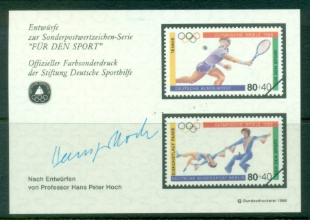Germany-Berlin-1988-Summer-Olympics-Seoul-MS-CTO