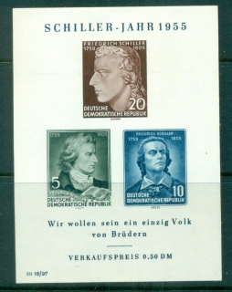 Germany-DDR-1955-Friedrich-von-Schiller-MS-MUH