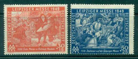 Germany-DDR-1948-Leipzig-fair-MLH-lot44640