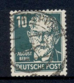 Germany-DDR-1948-Portraits-10pf-FU