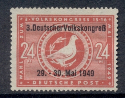 Germany-DDR-1949-Dove-Laurel-MUH