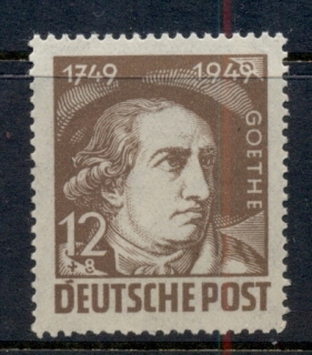 Germany-DDR-1949-Wolfgang-von-Goethe-Birth-Bicent-128pf-MUH