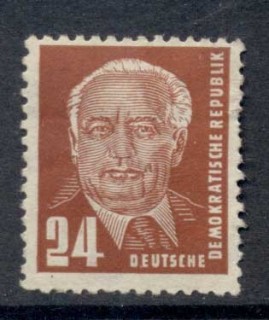 Germany-DDR-1950-51-President-Wilhelm-Pieck-24pf-MUH