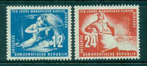 Germany-DDR-1950-Copper-Miners-MLH-lot44645