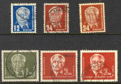 Germany-DDR-1950-Wilhelm-Pieck-Asst-FU-Lot13092