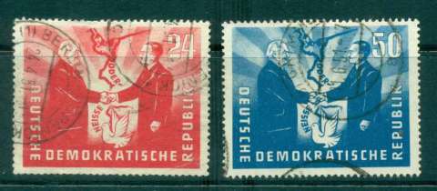 Germany-DDR-1951-President-Boleslaw-Visit-FU-lot44668