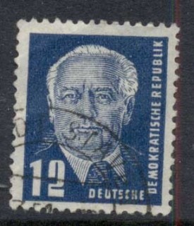 Germany-DDR-1952-53-President-Wilhelm-Pieck-12pf-FU