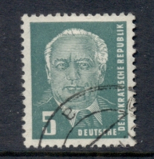 Germany-DDR-1952-53-President-Wilhelm-Pieck-5pf-FU