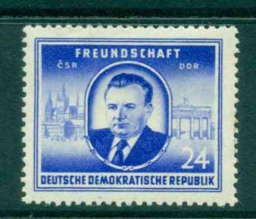 Germany-DDR-1952-Klement-Gottwald-MLH-lot44677