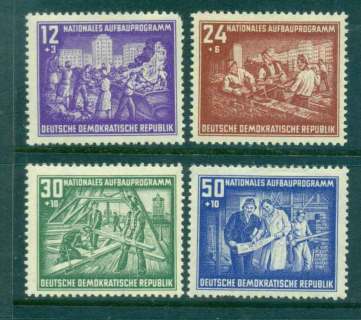 Germany-DDR-1952-Reconstruction-Programs-MLH-lot44679