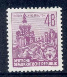 Germany-DDR-1953-54-Agricultural-Workers-48pf-MLH