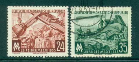 Germany-DDR-1953-Leipzig-Fair-MLH-FU-lot44698