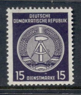 Germany-DDR-1954-56-Official-15pf-MUH