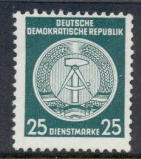 Germany-DDR-1954-56-Official-25pf-MUH