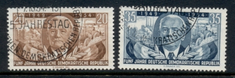 Germany-DDR-1954-DDR-5th-Anniversary-CTO