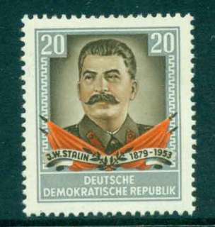 Germany-DDR-1954-Death-of-Stalin-MLH-lot44708