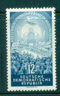 Germany-DDR-1954-Four-Power-Conf-MLH-lot44707