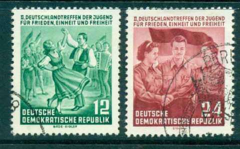 Germany-DDR-1954-German-Youth-CTO-FU-lot44711