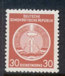 Germany-DDR-1954-Official-30pf-MUH