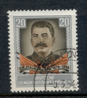 Germany-DDR-1954-Stalin-Death-Anniversary-CTO