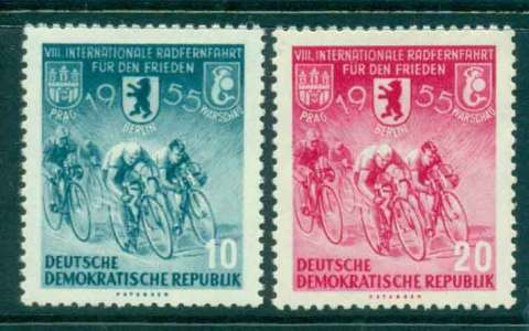 Germany-DDR-1955-Bicycle-Peace-race-MLH-lot44723