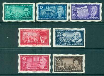 Germany-DDR-1955-German-Communists-MH-lot44725