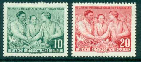 Germany-DDR-1955-Womens-day-MLH-lot44719