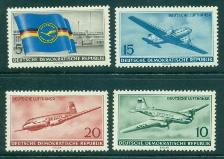 Germany-DDR-1956-Lufthansa-MLH-lot34781