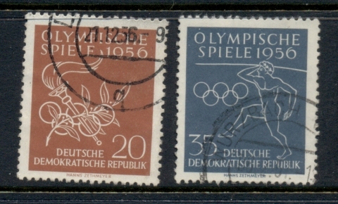 Germany-DDR-1956-Summer-Olympics-Melbourne-FU