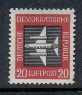 Germany-DDR-1957-Airmail-20pf-MUH