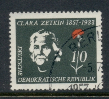 Germany-DDR-1957-Clara-Zetkin-FU