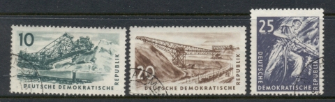 Germany-DDR-1957-Coal-Mining-Industry-FU