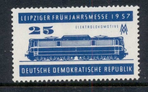 Germany-DDR-1957-Electric-Trains-25pf-MUH