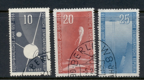 Germany-DDR-1957-International-Geophysical-year-FU