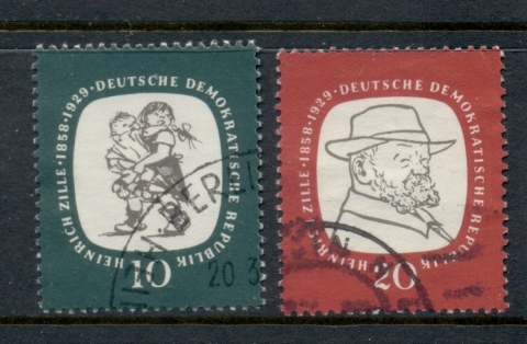 Germany-DDR-1958-Heinrich-Zille-FU