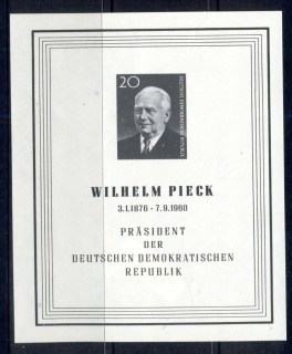 Germany-DDR-1960-Wilhem-Pieck-MS-MUH