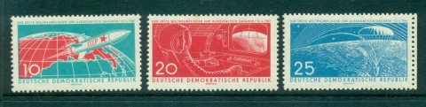 Germany-DDR-1961-1st-Man-in-Space-Yuri-gagarin-MLH-lot34833