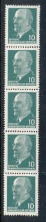 Germany-DDR-1961-67-Chairman-Walter-Ulbricht-10pf-coil-str5-numbered-MUH