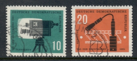 Germany-DDR-1961-Stamp-day-FU