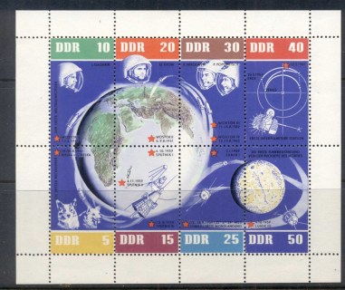 Germany-DDR-1962-Russian-Space-Flight-MS-MUH