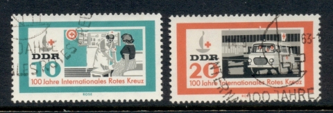 Germany-DDR-1963-Red-Cross-Centenary-FU